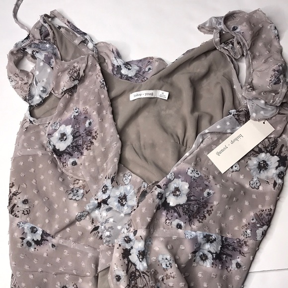 NWT Anthropologie Bishop & Young Floral Wrap Dress - Picture 6 of 10